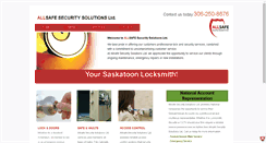 Desktop Screenshot of allsafesecuritysolutions.com
